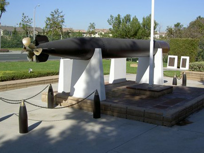 WWII Submarine Memorial–West in Seal Beach, California