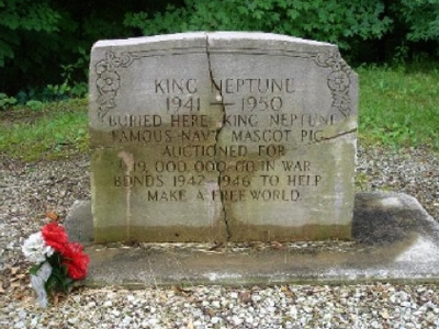 King Neptune Grave Marker in Anna, Illinois