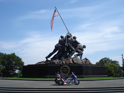 United States Marines Corps Memorial in Arlington, Virginia