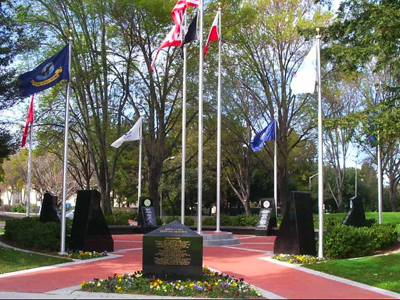 Veterans Memorial in Santa Clara, California