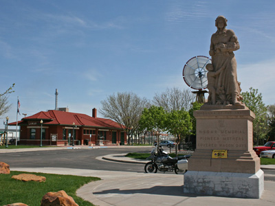 Madonna of the Trail in Lamar, Colorado