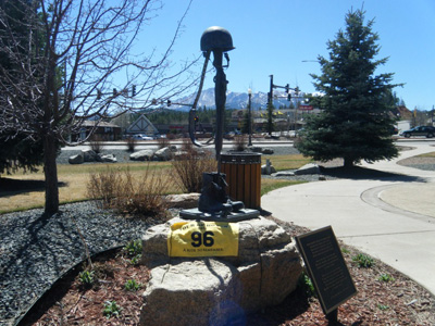 Fallen Soldier Battlefield Cross in Woodland Park, Colorado