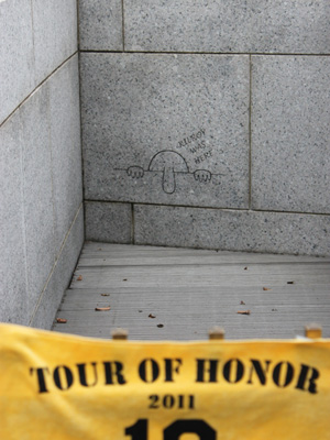 Kilroy Was Here – WWII Memorial in Washington, DC
