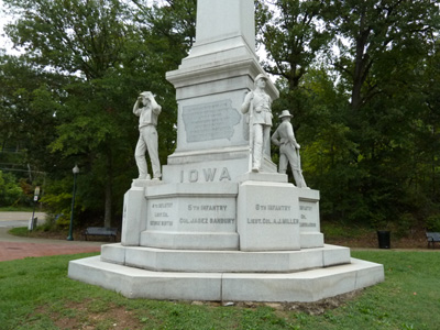 Iowa Civil War Memorial in Rossville, Georgia