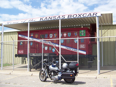 Kansas Merci Boxcar in Hays, Kansas