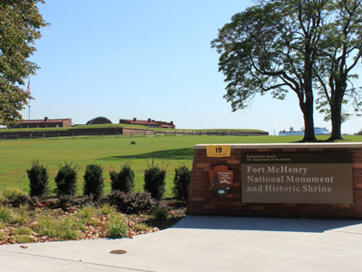 Fort McHenry National Monument and Historic Shrine in Baltimore, Maryland