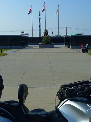 Firefighters Memorial in Kingdom City, Missouri