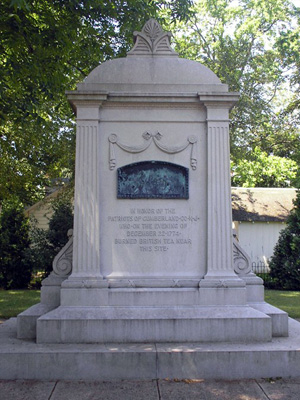 Greenwich Tea Party Monument in Greenwich, New Jersey