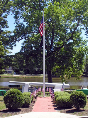 Veterans War Memorial in Woodstown, New Jersey