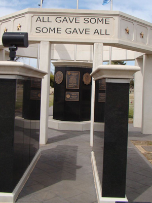 Kingfisher County War Memorial in Kingfisher, Oklahoma