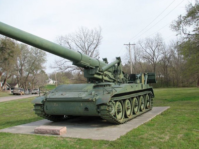 M110 Self Propelled Howitzer in Tishomingo, Oklahoma