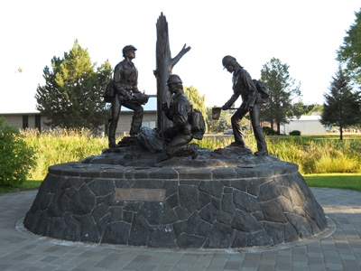 Wildland Firefighter Monument in Prineville, Oregon