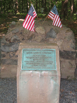 Nine Men’s Misery Memorial in Cumberland, Rhode Island