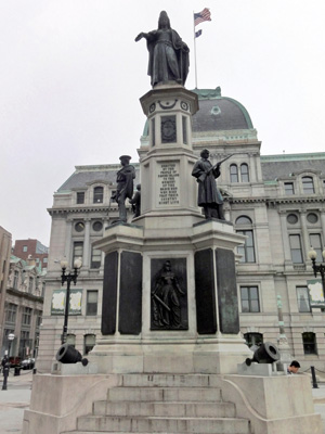Soldiers and Sailors Monument in Providence, Rhode Island