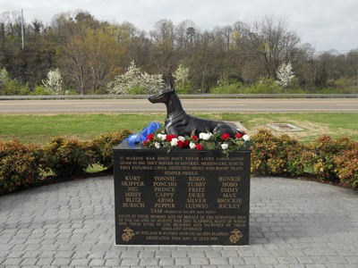 War Dog Memorial in Knoxville, Tennessee