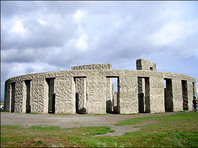 Stonehenge Replica - WWI Memorial near Maryhill, Washington