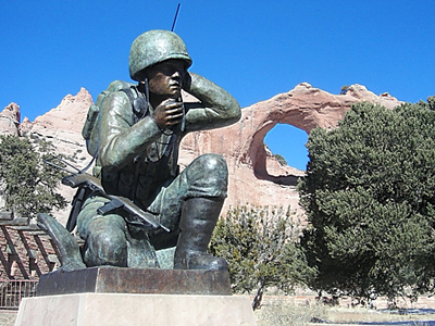 Navajo Nation Code Talkers Memorial in Window Rock, Arizona