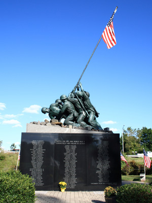 National Iwo Jima Memorial in New Britain, Connecticut