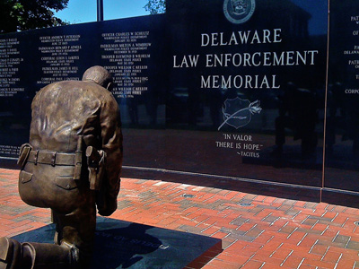 Delaware Law Enforcement Officers Memorial in Dover, Delaware