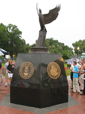 Veterans Monument at Courier Field in Plant City, Florida