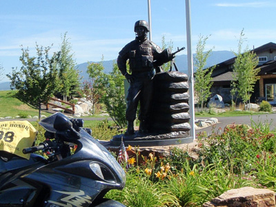 SPC John Borbonus Memorial in Cascade, Idaho