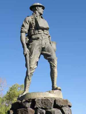 WWI Doughboy Memorial in St. Anthony, Idaho