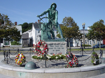Fisherman Memorial in Gloucester, Massachusetts
