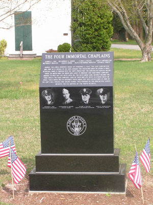 Chaplains Memorial in Hebron, Maryland