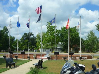 East Prairie Veterans Memorial in East Prairie, Missouri