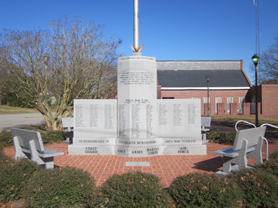 Murfreesboro Veterans Monument in Murfreesboro, North Carolina