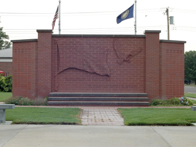 Veterans Freedom Wall in Arapahoe, Nebraska