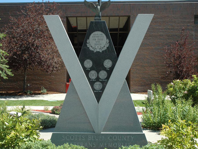 Scotts Bluff County Veterans Memorial in Gering, Nebraska