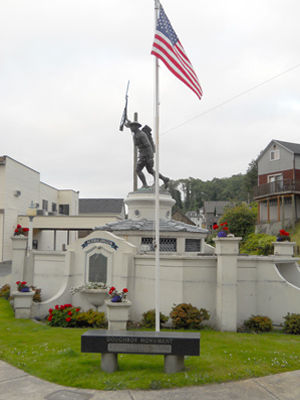 Doughboy Memorial in Astoria, Oregon