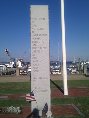 Memorial to America’s Wars and Conflicts in Jamestown, Rhode Island