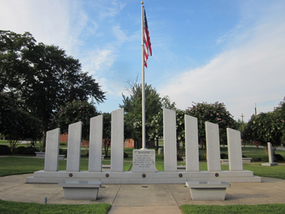 Cowpens Veterans Memorial Park in Cowpens, South Carolina