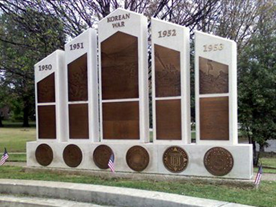 Korean War Memorial in Memphis, Tennessee