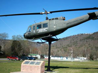 Huey Helicopter Memorial in Soddy-Daisy, Tennessee