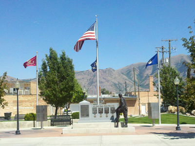 Veterans Memorial in Tremonton, Utah