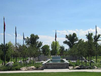 Military Services Monument in West Jordan, Utah