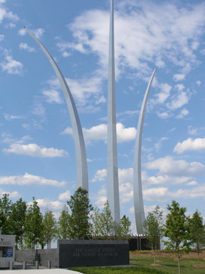 National Air Force Memorial in Arlington, Virginia
