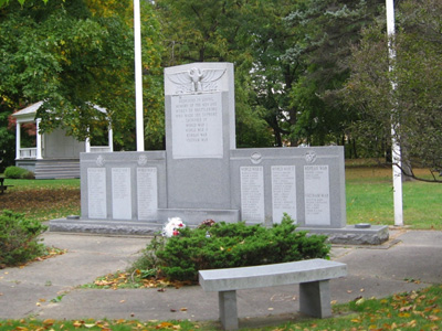 Veterans Memorial in Brattleboro, Vermont