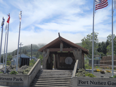 Diah Veterans Park and Ft Nunez Gaona in Neah Bay, Washington