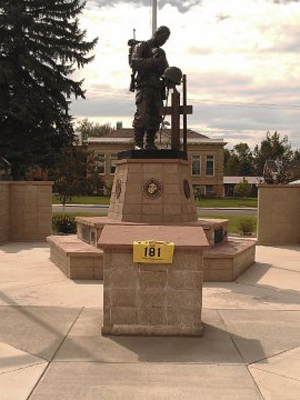 Fremont County Veteran's War Memorial in Lander, Wyoming