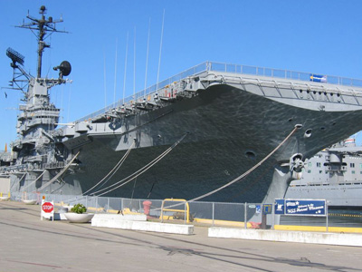 USS Hornet in Alameda