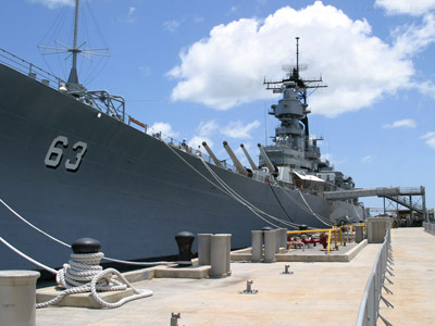 Ford Island and USS Missouri