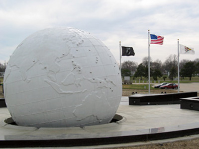 World War II Memorial in Springfield, IL