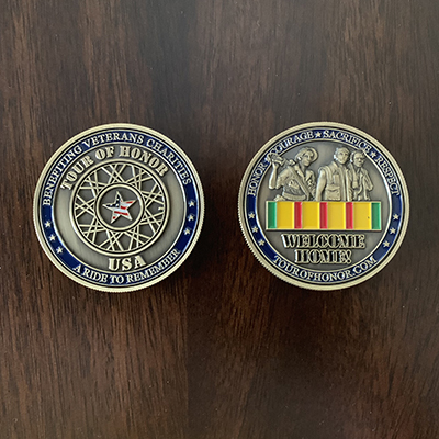 Vietnam Veteran challenge coins